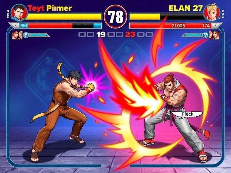 Fierce Fighter X character selection screen